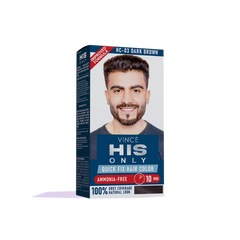Dark Brown Men Hair Color - His Only (HC-03)