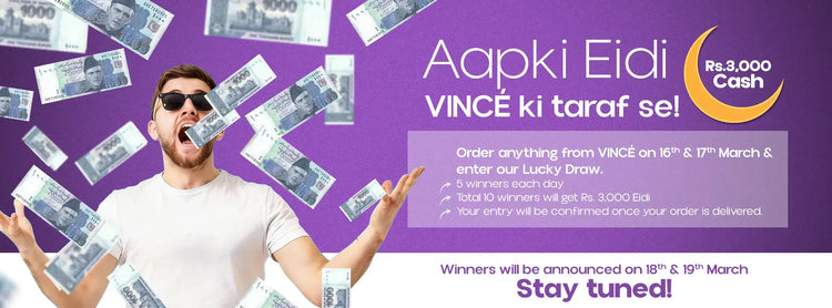 Win Eidi 3000 From Vince on Order Anything