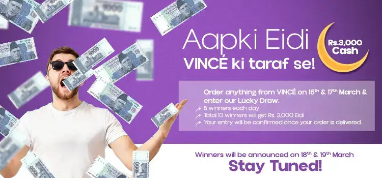 Win Eidi 3000 From Vince on Order Anything