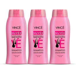 NUVEX Effortlessly Smooth Shampoo Pack of 3 - 350ML