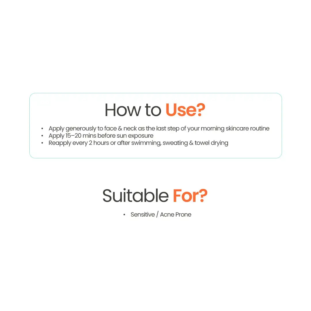 How To Use Gel Sunblock SPF 50 - VINCE
