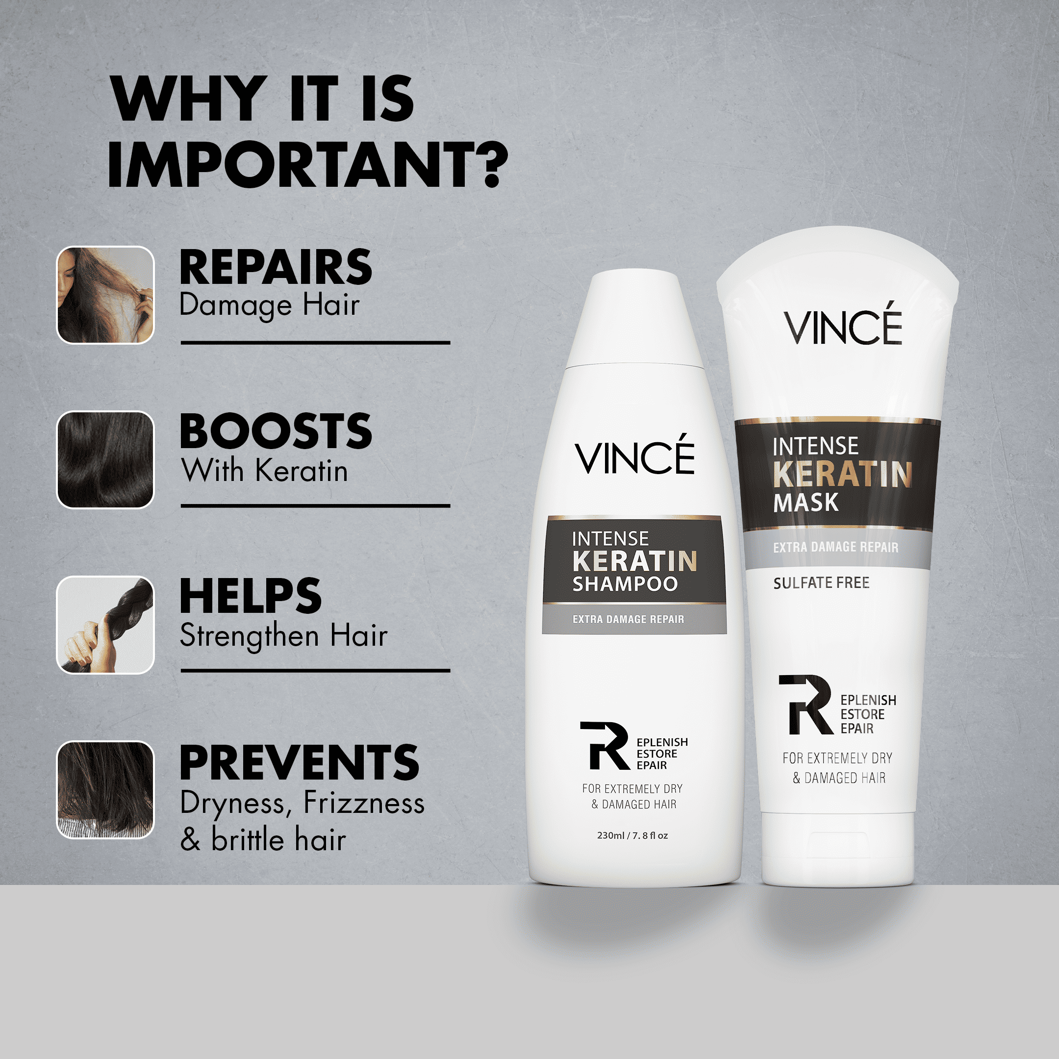 VINCE Intense Hair Repair Combo