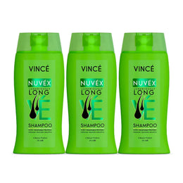 Nuvex Luxuriously Long Shampoo Pack of 3 - 175ML