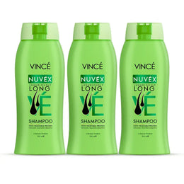 Nuvex Luxuriously Long Shampoo Pack of 3 - 350ML