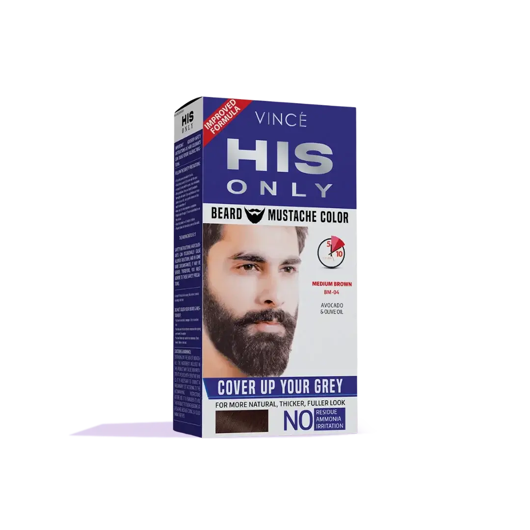 Medium Brown - Beard & Mustache Color (BM-04)