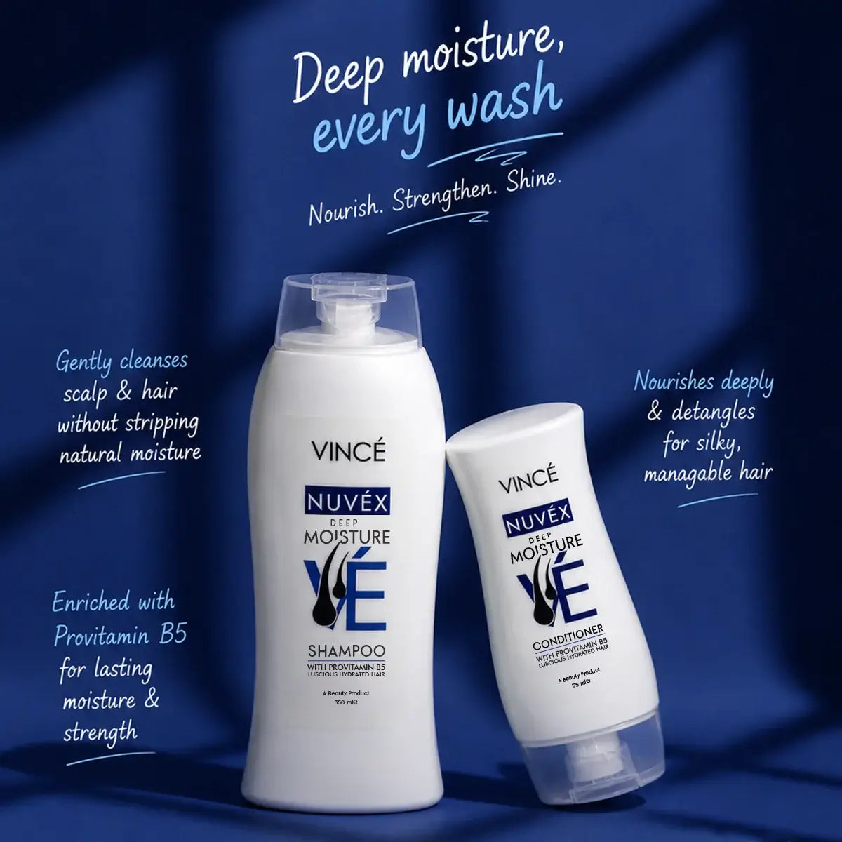 VINCE NUVEX Deep Moisture Shampoo and Conditioner