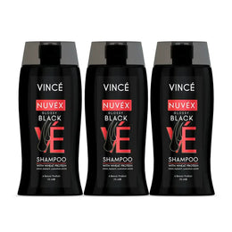 Glossy Black Shampoo Pack of 3