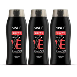 Glossy Black Shampoo 350ML Pack of 3