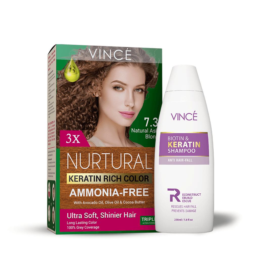 Natural Ash Blond With Biotin & Keratin Shampoo
