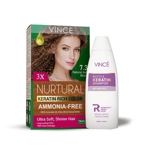 Natural Ash Blond With Biotin & Keratin Shampoo