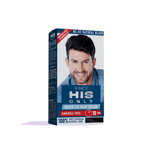 Natural Black Men Hair Color - His Only (HC-02)