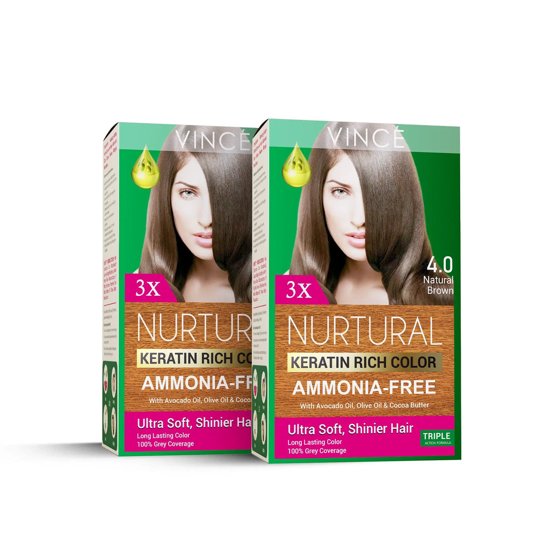 Nurtural Twin Pack - Natural Brown