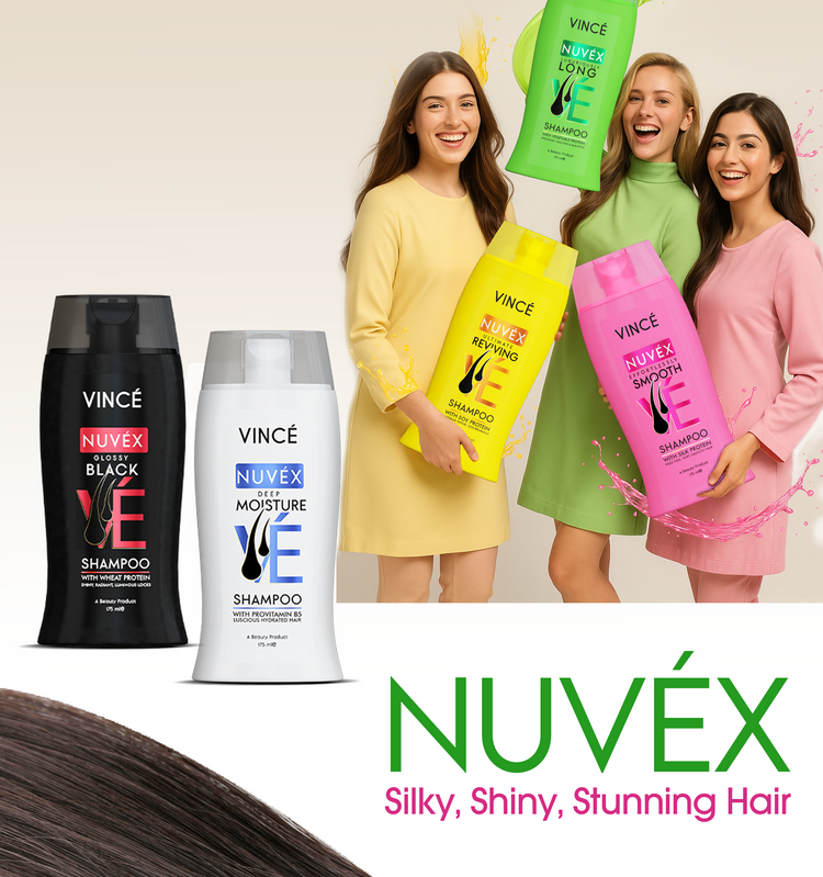 Nuvex Hair Shampoos in Pakistan by VINCE MOB