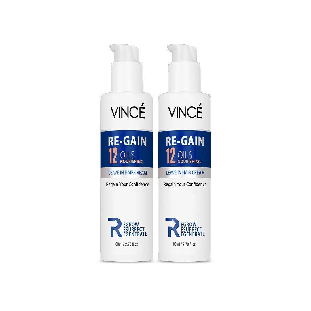 VINCE Re-Gain Leave in Cream Pack of 2