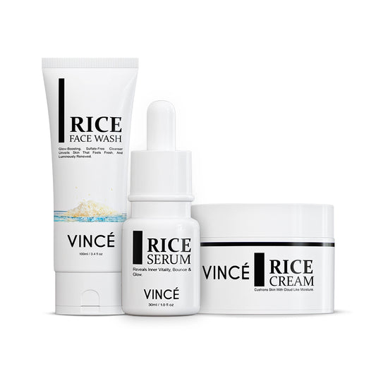 VINCE Rice Glass Glow Trio