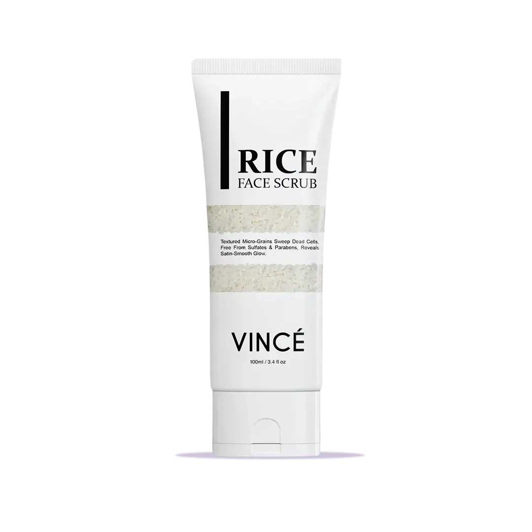 Best Rice Face Scrub in Pakistan by VINCE
