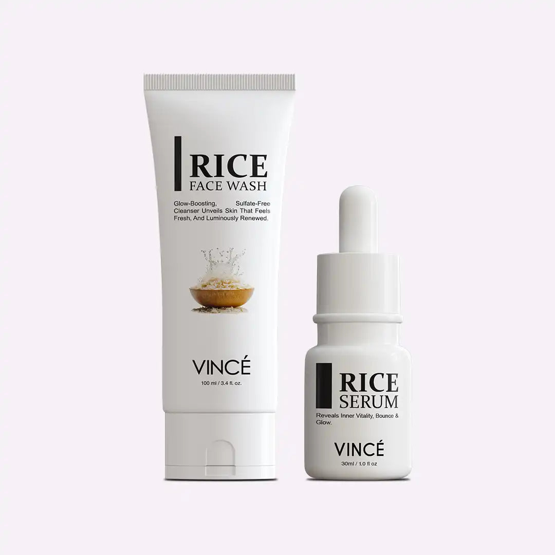 Rice Glass Glow Duo (Face Wash + Serum)