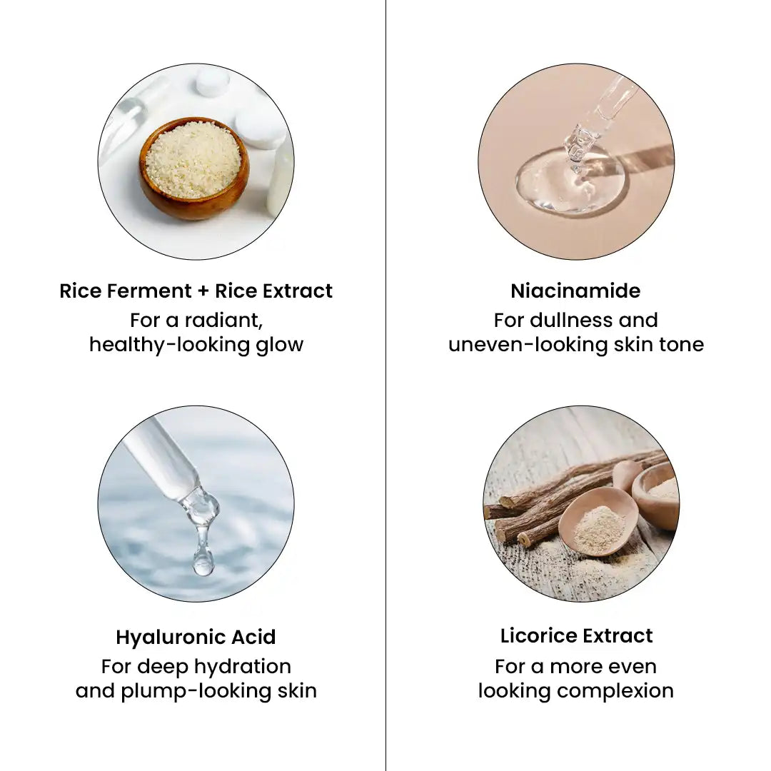 Rice Glass Glow Kit - Ingredients