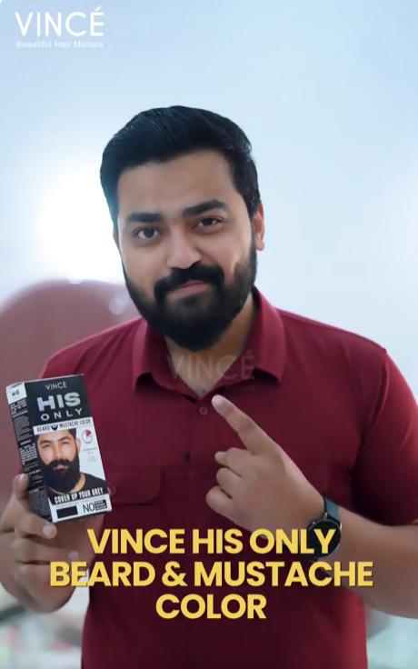 Natural Black - Beard & Mustache Color (BM-02)