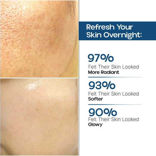 Skin Lightening Night Cream Before and After