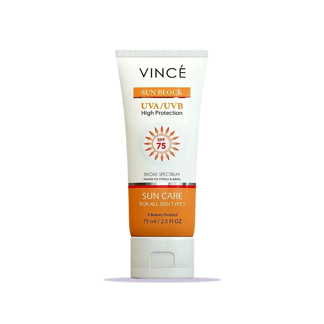 75 Sunscreen Vince Sunblock SPF 75 | UVA & UVB Protector | Vince Care