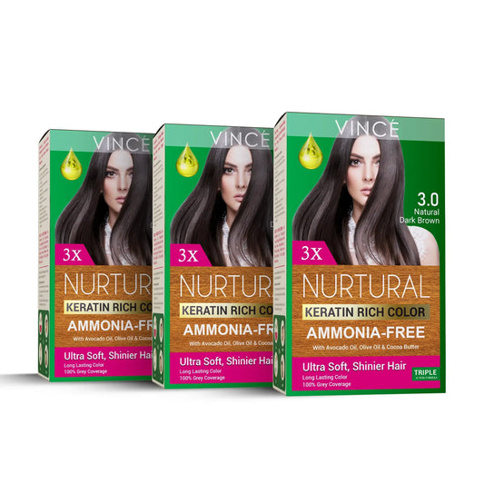 Triple Pack - Natural Dark Brown