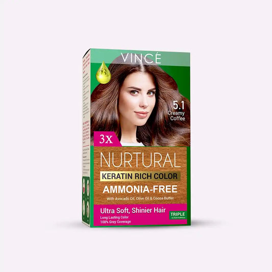 5.1 - Creamy Coffee - Nurtural Women Hair Color