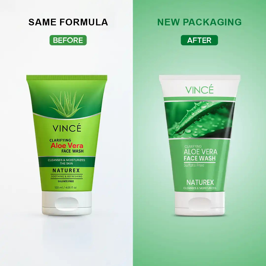 VINCE Aloe Vera Face Wash (OLD-NEW)