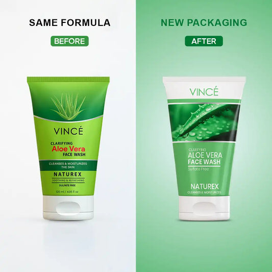 VINCE Aloe Vera Face Wash (OLD-NEW)