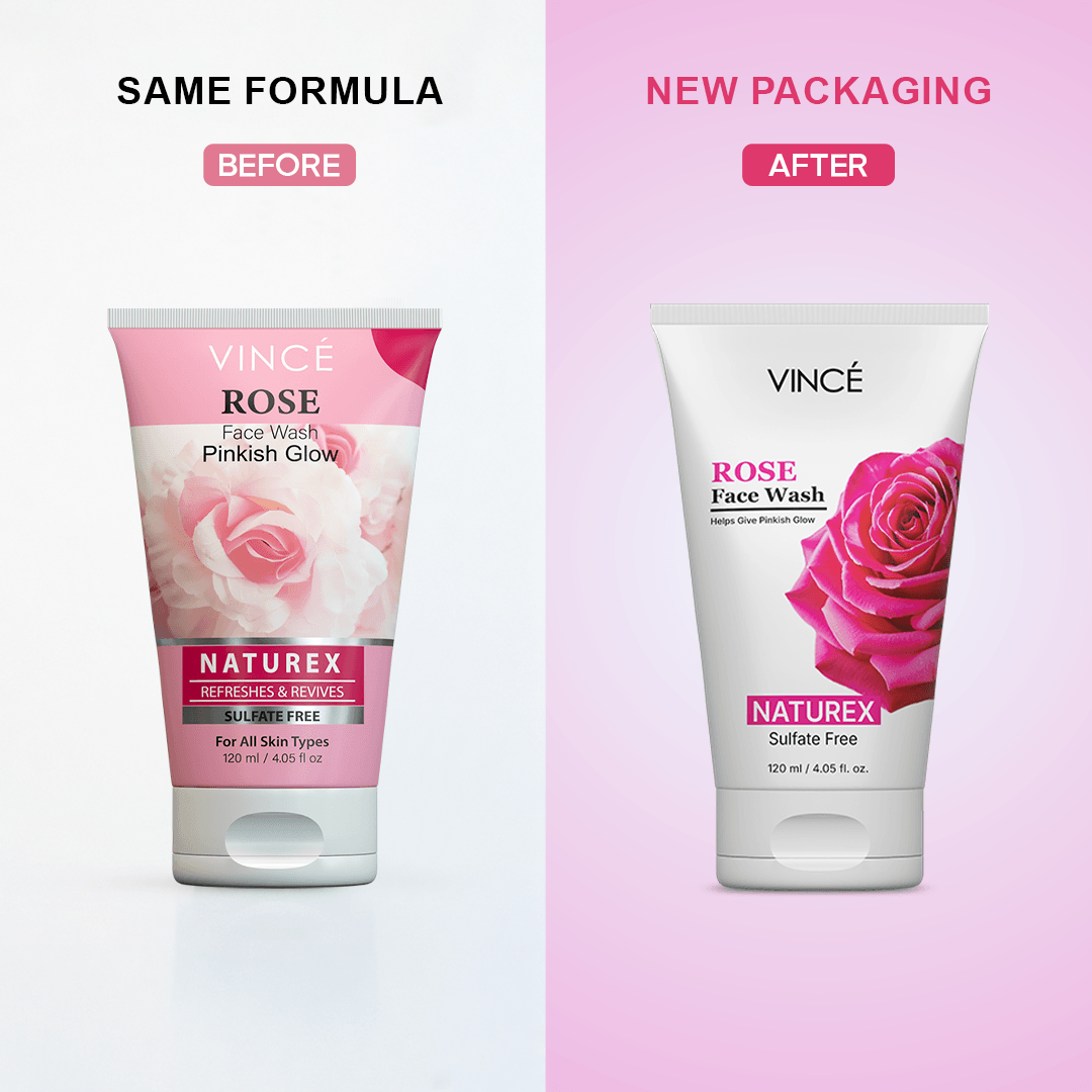 VINCE Best Rose Face Wash in Pakistan With New Packaging