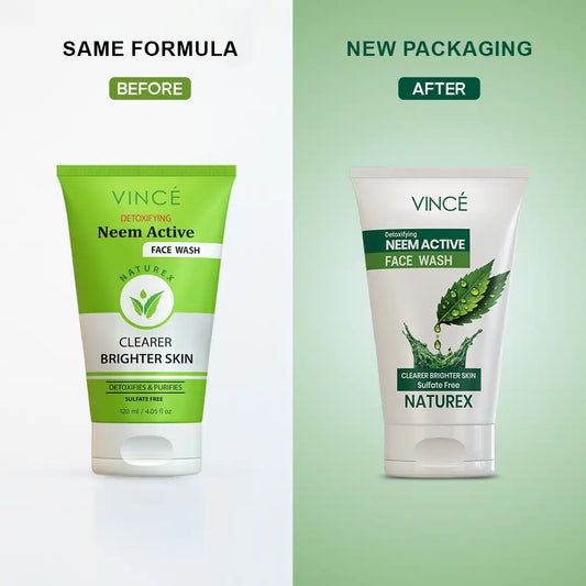 VINCE Neem Face Wash (OLD-NEW)