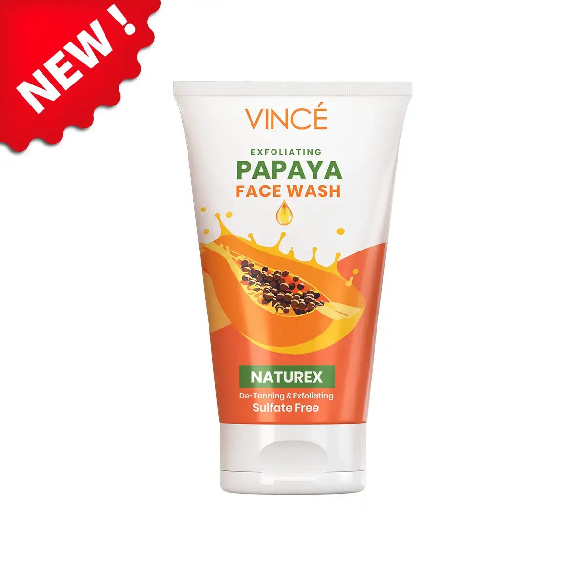 VINCE Papaya Face Wash New Packing