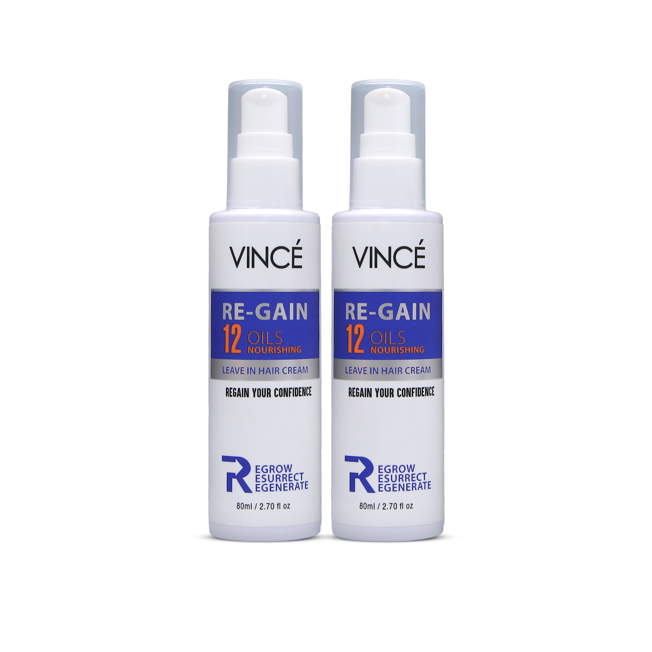 VINCE Re-Gain Leave In Hair Cream Pack of 2