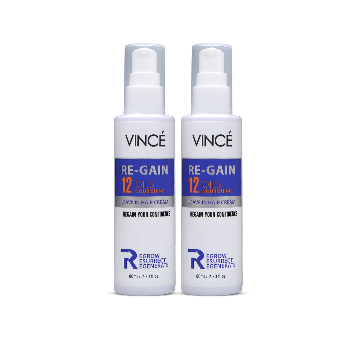 VINCE Re-Gain Leave In Hair Cream Pack of 2