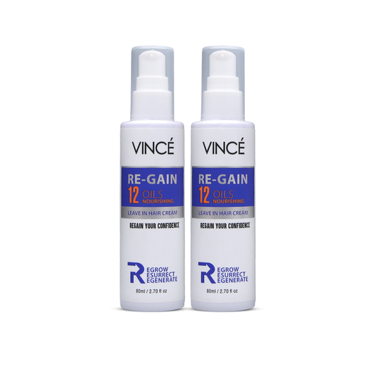 VINCE Re-Gain Leave In Hair Cream Pack of 2