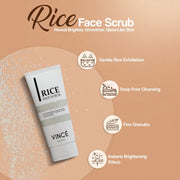 VINCE Rice Face Scrub in Pakistan