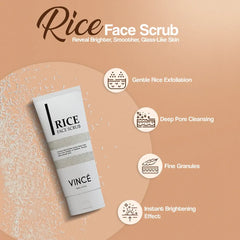 VINCE Rice Face Scrub in Pakistan