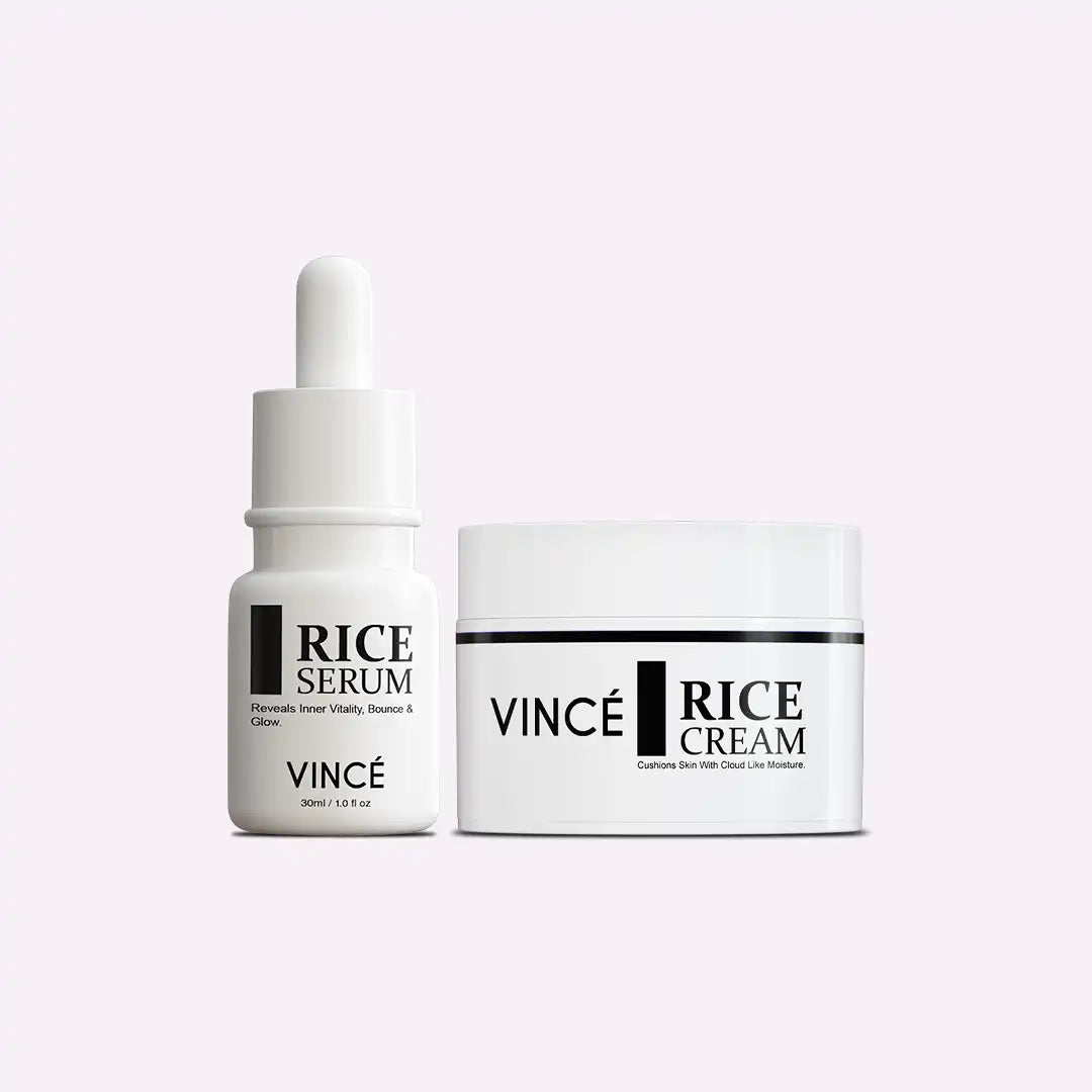 VINCE Rice Glass Glow Combo