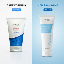 VINCE Whitening Face Wash (OLD-NEW)
