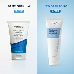 VINCE Whitening Scrub Face Wash (OLD-NEW)