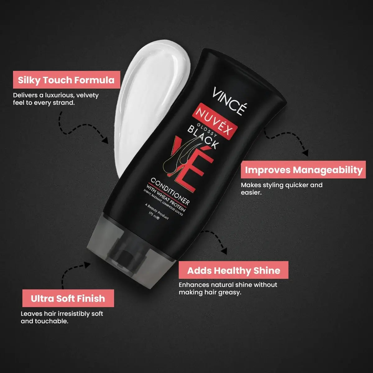 VINCÉ Glossy Black Conditioner 175ML