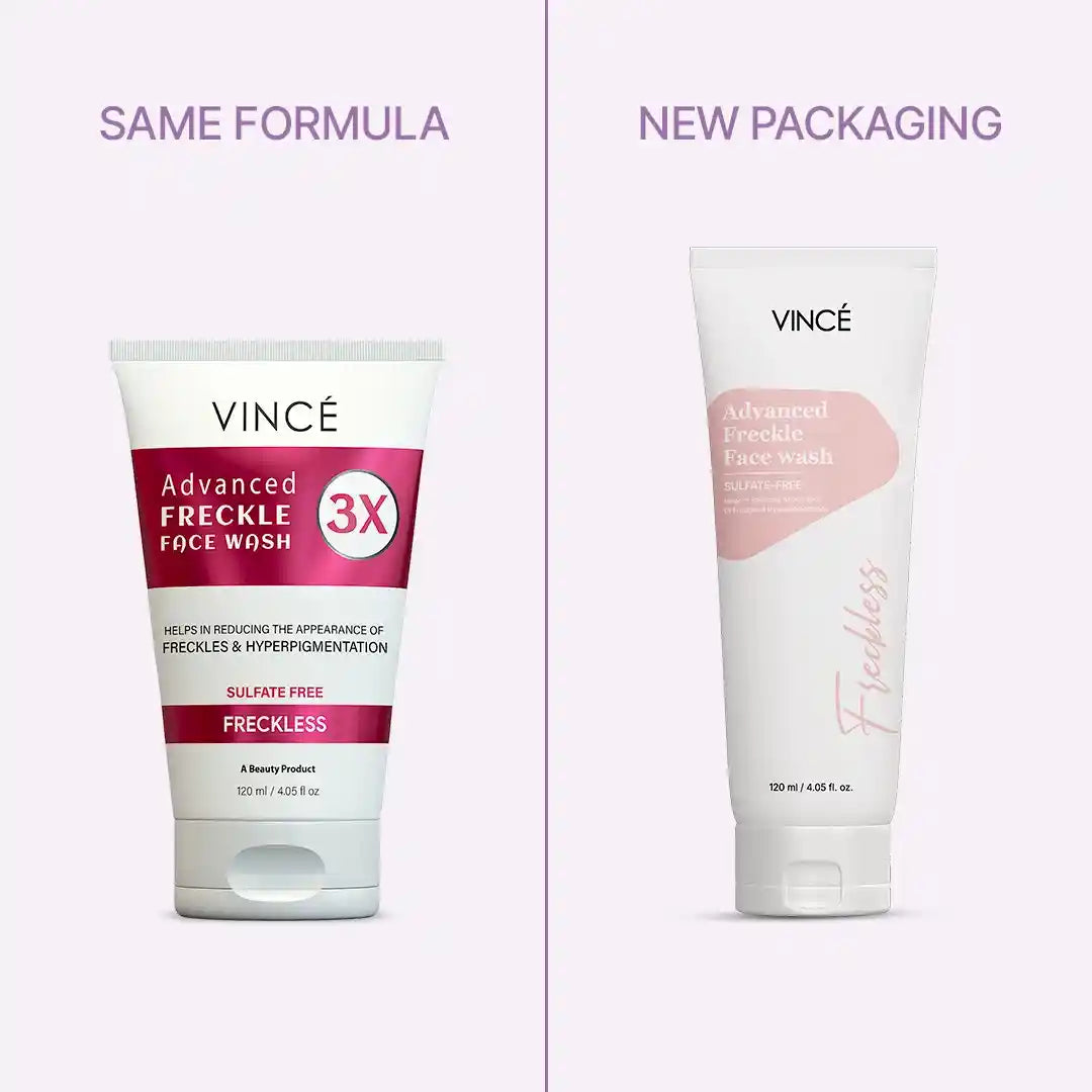 VINCE Advanced Freckle Face Wash (OLD-NEW)