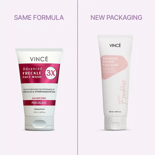 VINCE Advanced Freckle Face Wash (OLD-NEW)