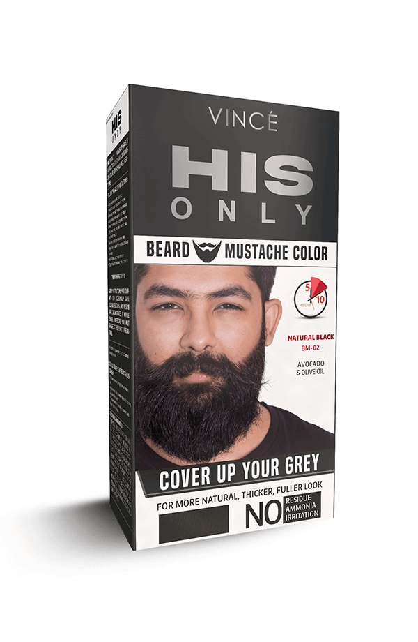 HIS ONLY Mustache Beard Color With 0 Ammonia By VINCE His only mustache beard color with 0 ammonia by vince