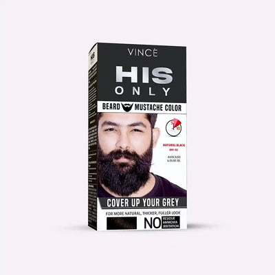 Natural Black - Beard & Mustache Color (BM-02)