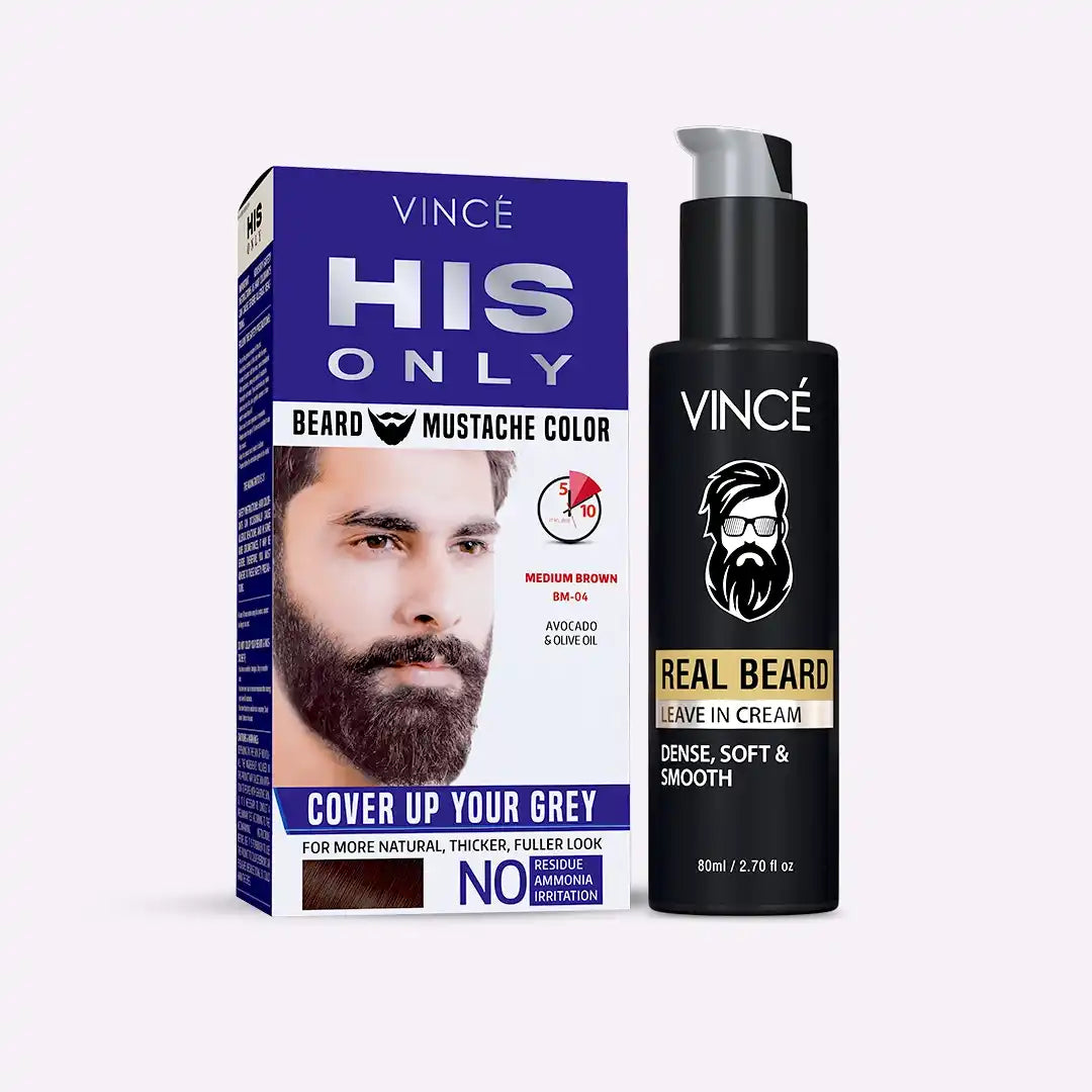 Beard Care Combo -  Medium Brown