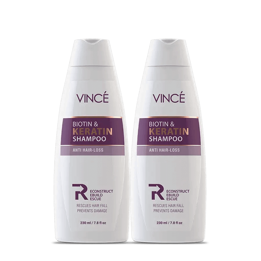 Biotin Keratin Shampoo Pure Natural Vince Care