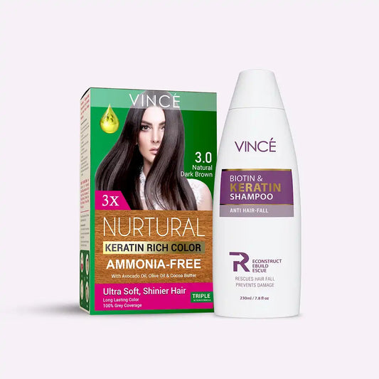 Dark Brown With Biotin & Keratin Shampoo