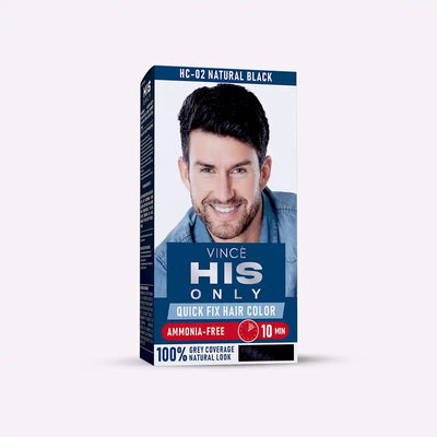 Natural Black Men Hair Color - His Only (HC-02)