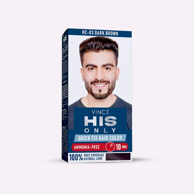 Dark Brown Men Hair Color - His Only (HC-03)
